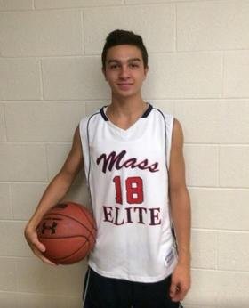 Jack Woods as an eighth-grader on the Mass Elite team. 